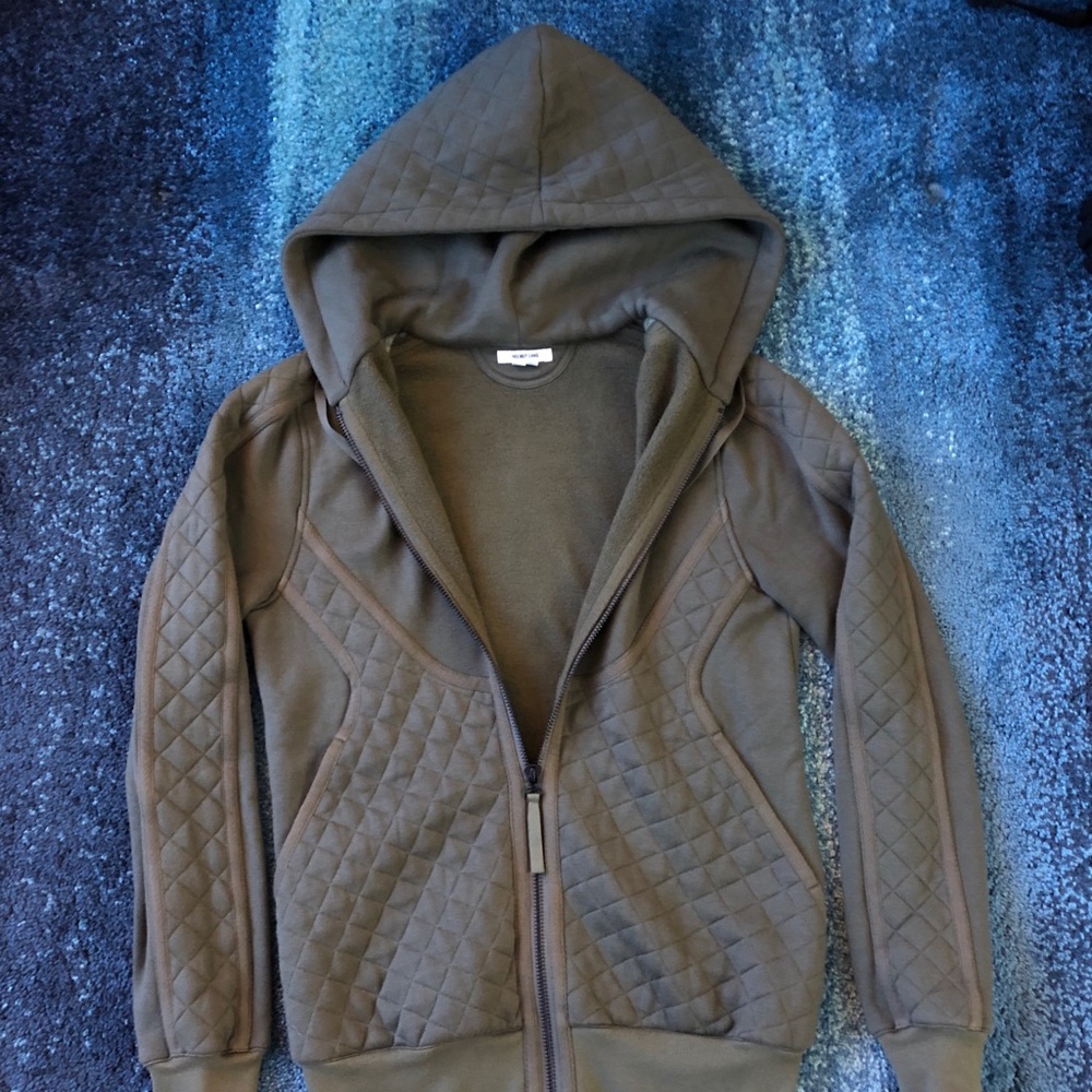 Helmut Lang beautiful olive color hoodie - Picture 2 of 5